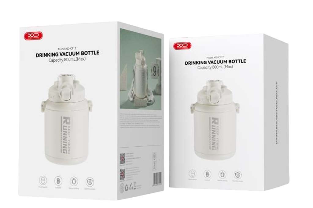 XO CF12 Kate Διπλό Παγούρι Θερμομόνωσης Ποτού 800ml