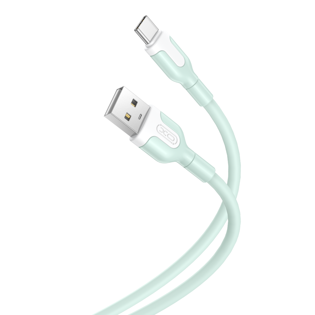 XO NB212 2.1A USB Καλώδιο για Type-C Πράσινο