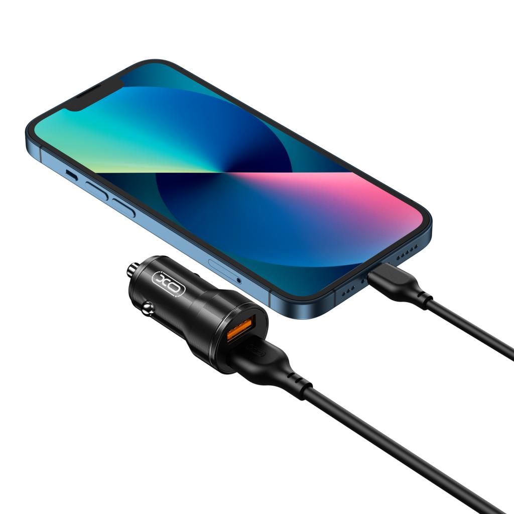 XO CC48 Smart Metal Dual USB Car Charger Universal