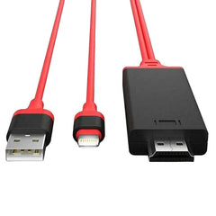Lightning to HDMI M/M Adapter Red