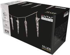 Entac Christmas Lights Indoor Rain 11cm 10 LED 1.65m (2xAA Not included)