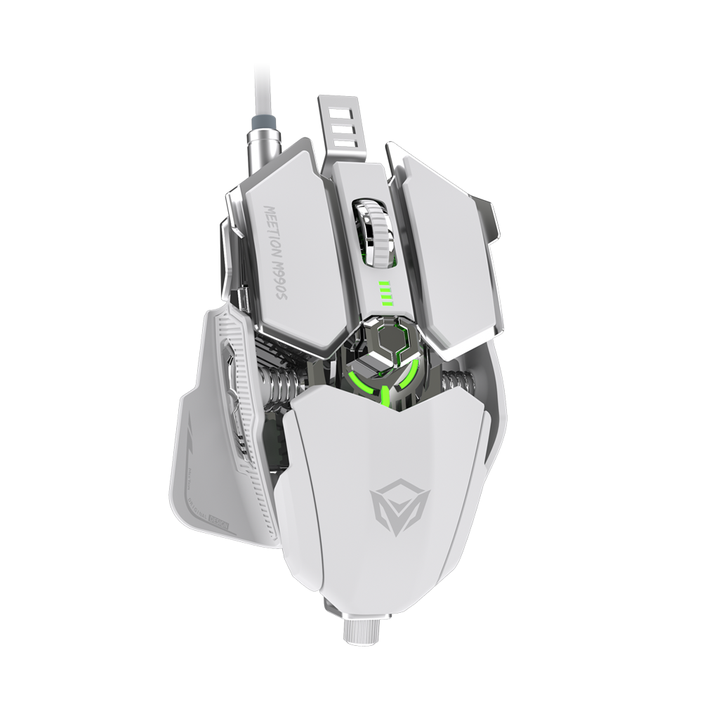 Meetion MT-M990S Μηχανικό Gaming Ποντίκι / Λευκό