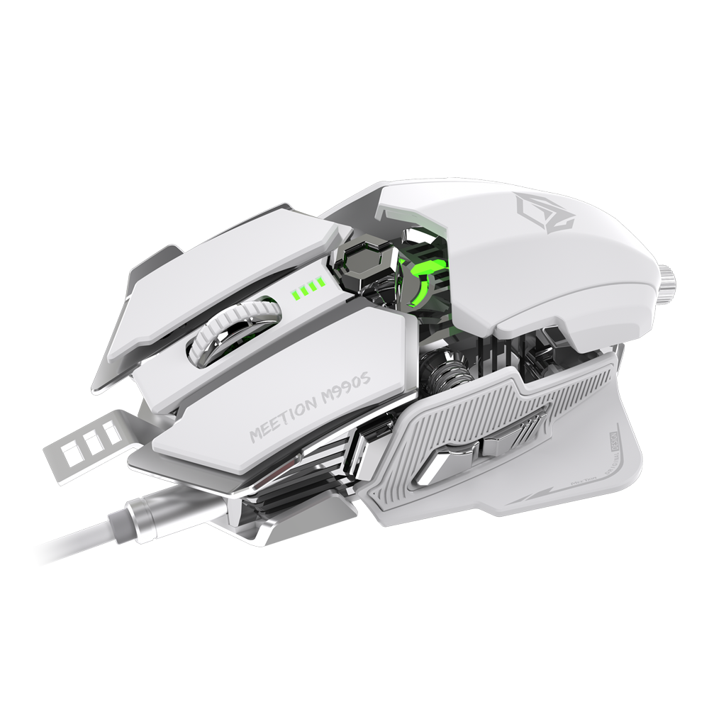 Meetion MT-M990S Μηχανικό Gaming Ποντίκι / Λευκό