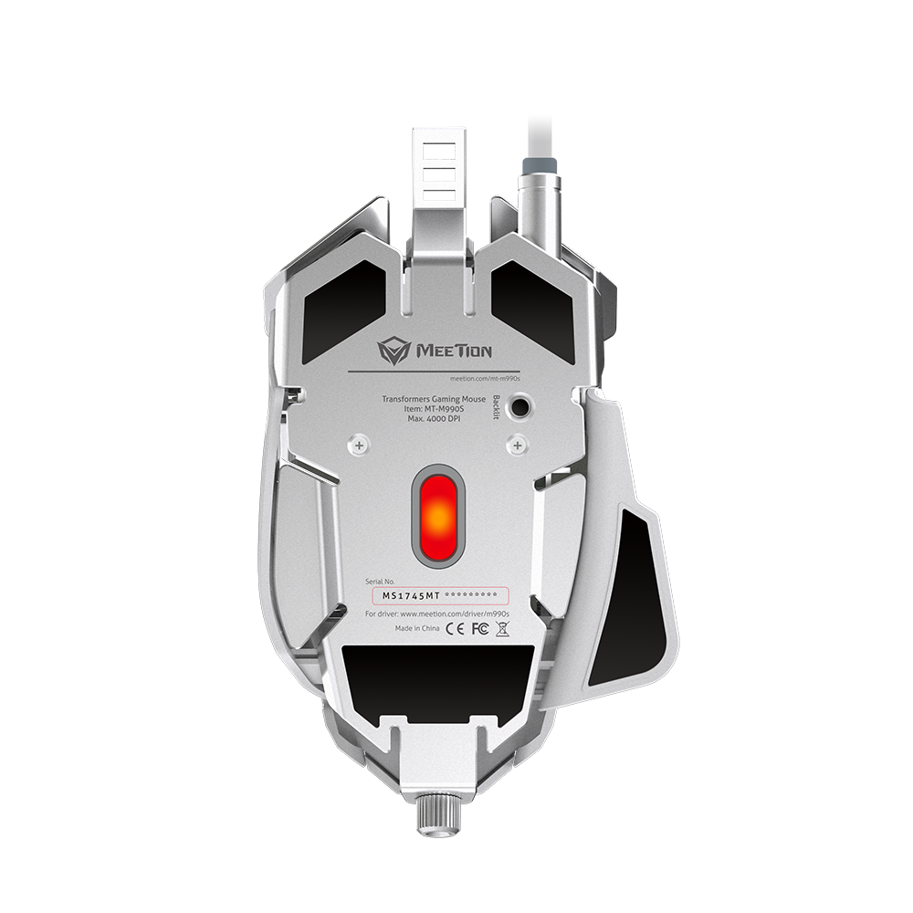 Meetion MT-M990S Μηχανικό Gaming Ποντίκι / Λευκό