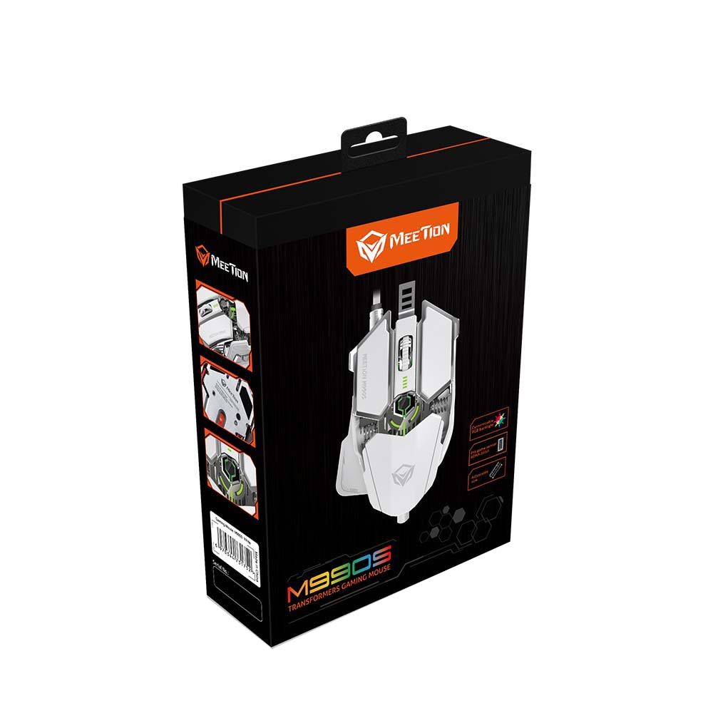 Meetion MT-M990S Μηχανικό Gaming Ποντίκι / Λευκό