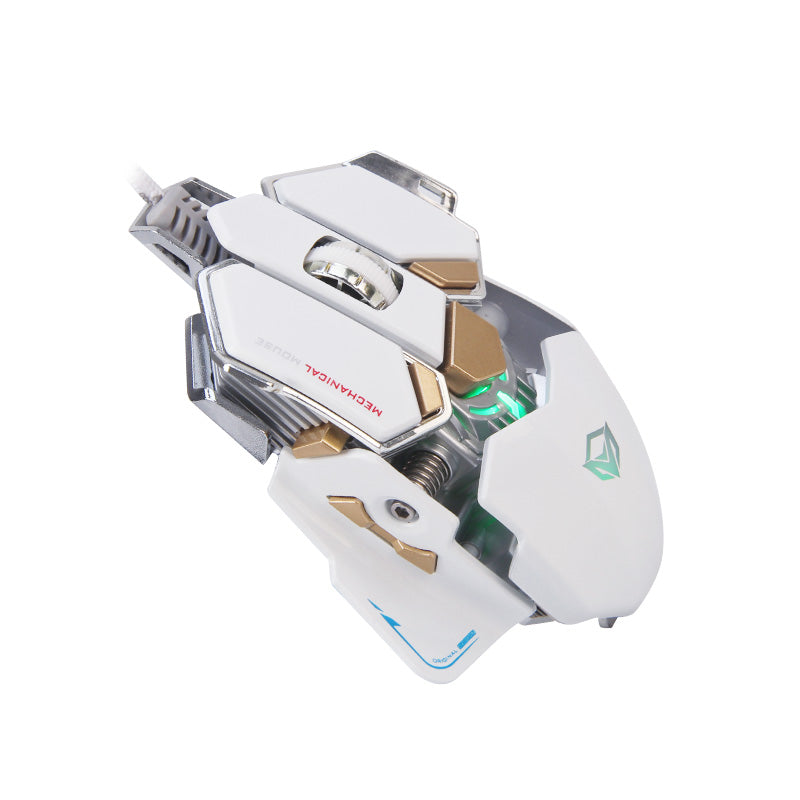 Meetion MT-M990 Μηχανικό Gaming Ποντίκι / Λευκό