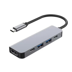 5 in 1 PD 100W Type-C HDTV USB2.0/3.0 4K 30HZ Adapter