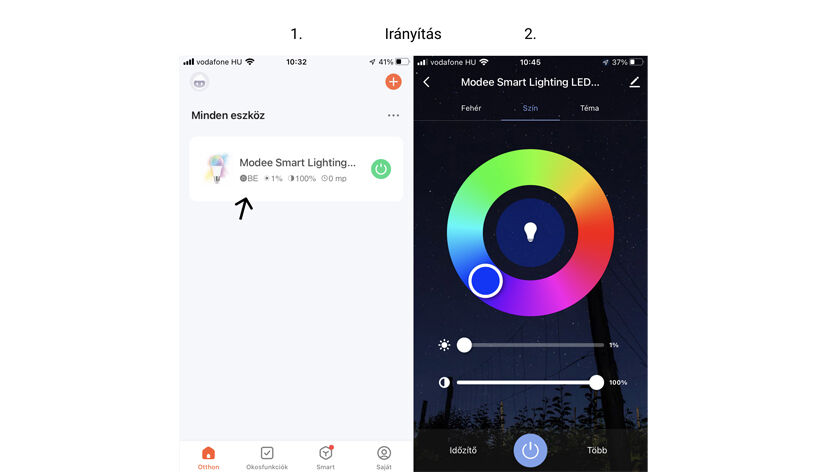 Modee LED Smart Σφαιρική Λάμπα A60 9,4W E27 180° RGB 806lm με Tuya Wi-Fi