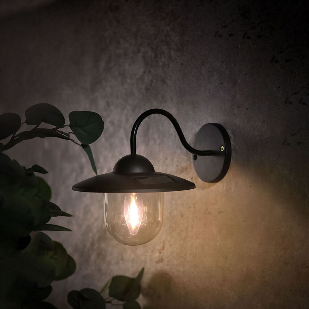 Modee Lighting LED Ηλιακό Επιτοίχιο Φωτιστικό