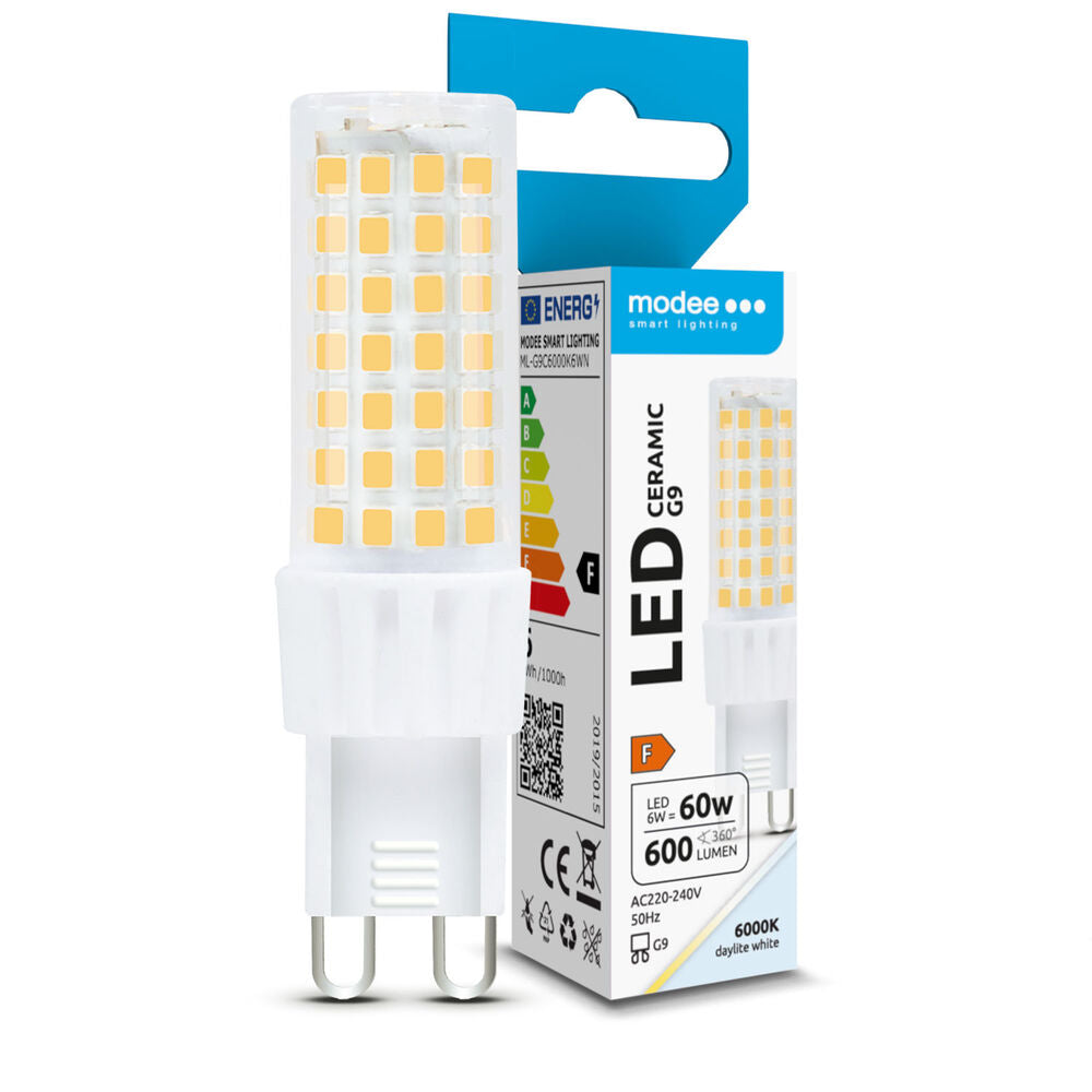 Modee Lighting Λάμπα LED Izzo G9 Ceramic 6W 6000K 600lm ERP