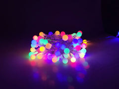 Modee Lighting Χριστουγεννιάτικα Λαμπάκια LED Τύπου Berry με Βύσμα (100LED/10m/10cm) Πολύχρωμα