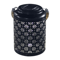 Modee Lighting LED Ηλιακό Φαναράκι Κήπου LT005B (H26x17x17cm) Μαύρο