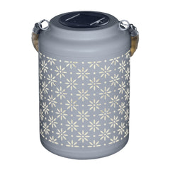 Modee Lighting LED Ηλιακό Φαναράκι LT005W (H26x17x17cm) Λευκό