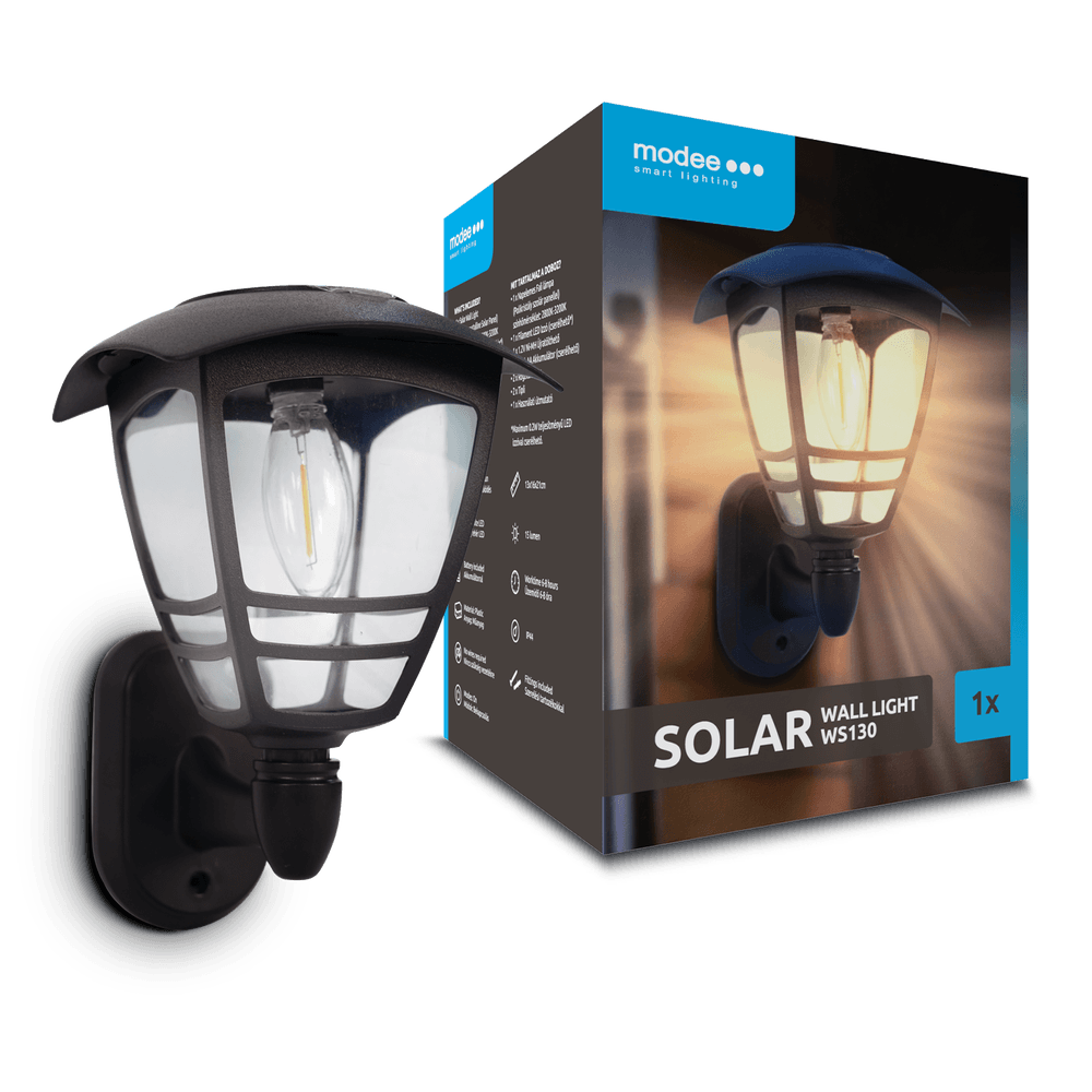 Modee Lighting LED Ηλιακό Φωτιστικό Τοίχου WS130
