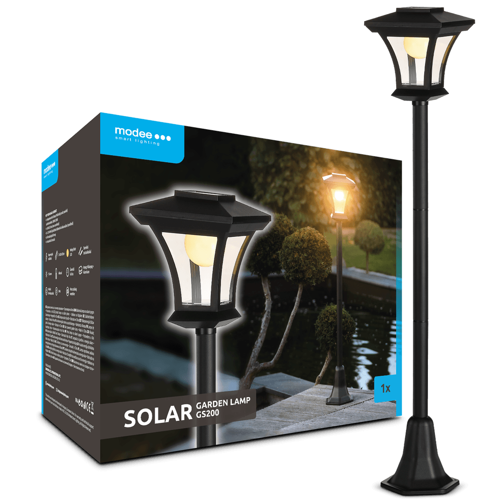 Modee Lighting LED Ηλιακό Φωτιστικό Κήπου GS200 120cm