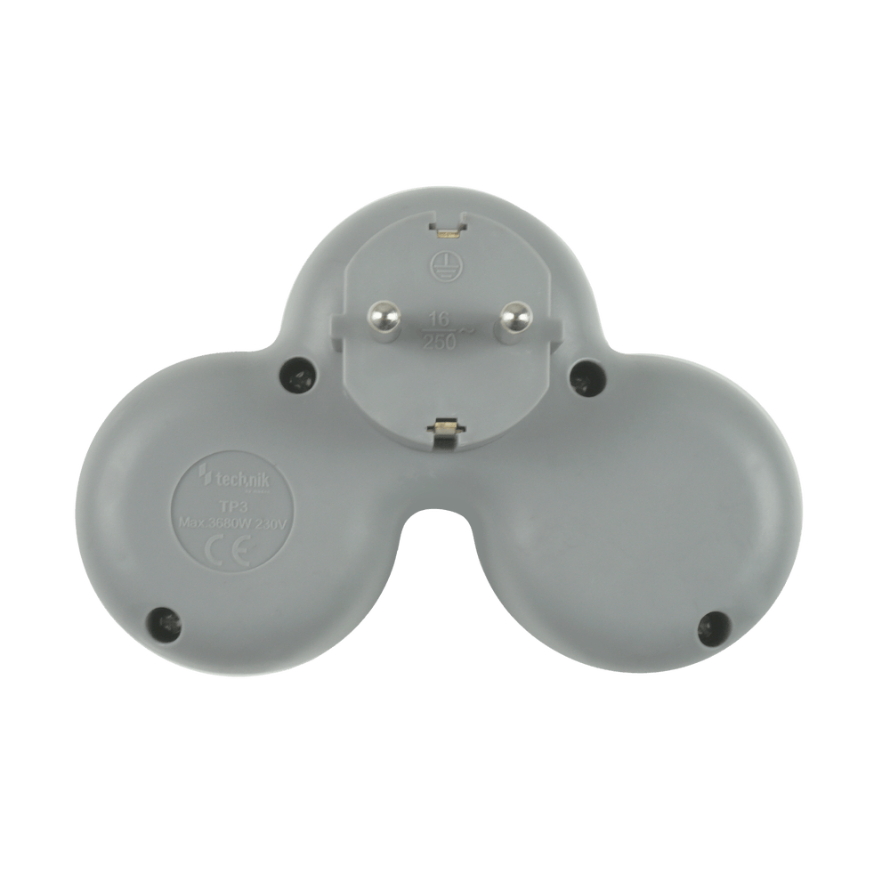 Technik Αντάπτορας Σούκο Πρίζας 3 Θέσεων 16A