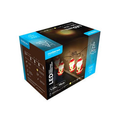 Modee Χριστουγεννιάτικα Φωτάκια LED Μπαταρίας C1013 (10LED/1.35m/15cm) Θερμό