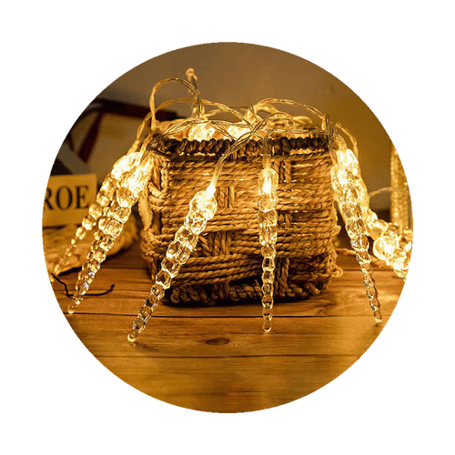 Modee Χριστουγεννιάτικα Φωτάκια LED (20LED/2.85m/15cm) Θερμό Λευκό