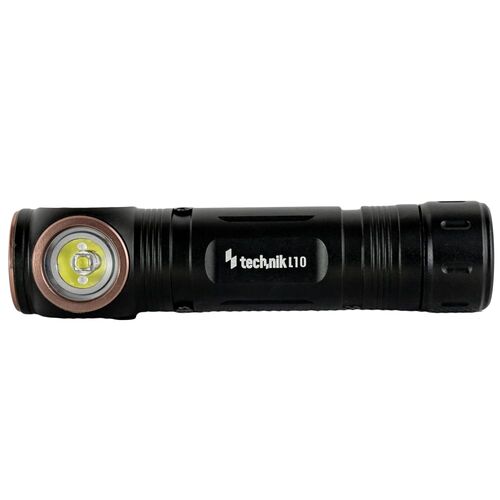 Technik Φακός L10 με Μπαταρία 1x18650 2200mAh Osram P9 & Καλώδιο USB-C 1000lm