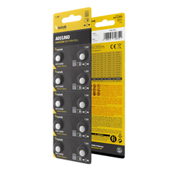 Technik Αλκαλικές Μπαταρίες Κουμπιά Platinum AG1 / LR60 / 164 / 364 1.5V B10
