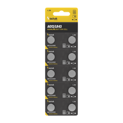 Technik Αλκαλικές Μπαταρίες Κουμπιά Platinum AG12 / LR43 / 186 / 386 1.5V B10