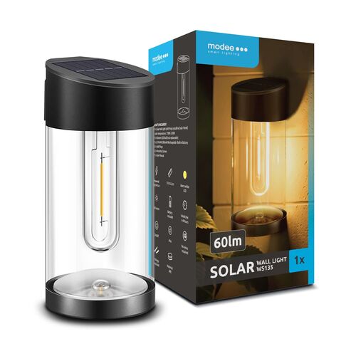 Modee LED Ηλιακό Φωτιστικό Τοίχου WS135 60lm