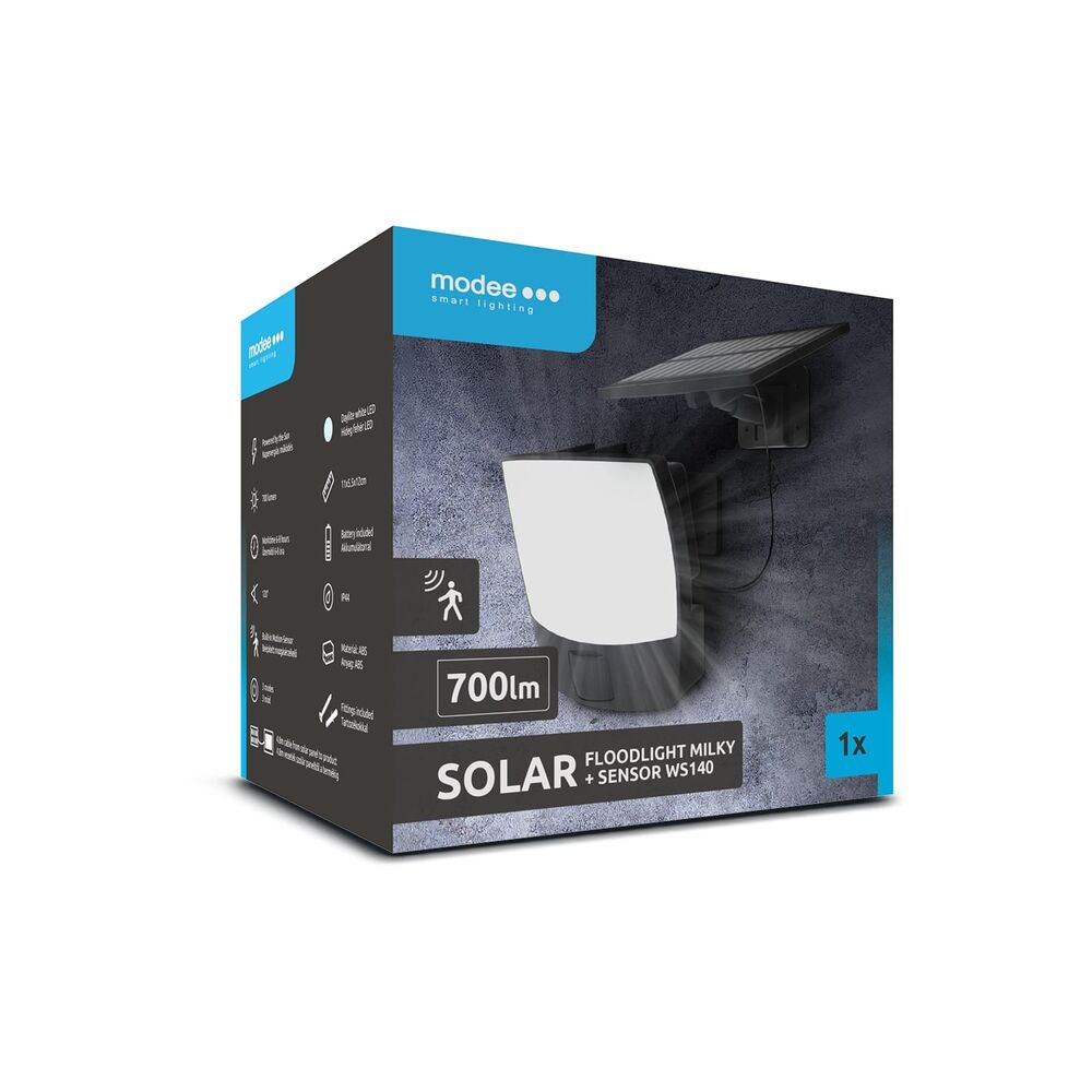 Modee Lighting Ηλιακός Προβολέας LED WS140 με Αισθητήρα 700lm