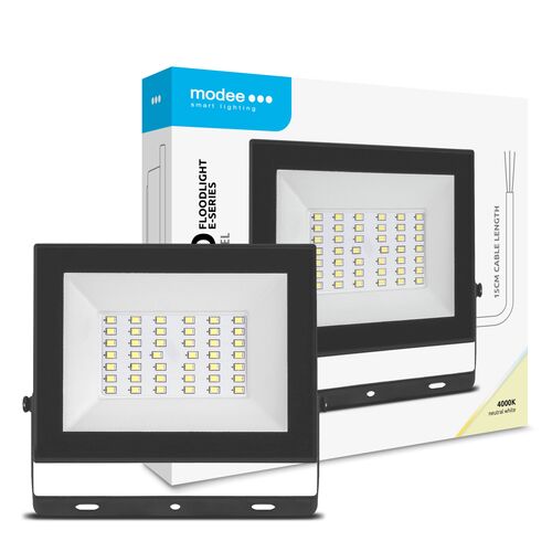Modee Lighting LED Προβολέας E-series Slim 30W 120° 4000K 2400 lm ERP