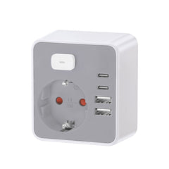 Technik Professional Πρίζα Επέκτασης με Διακόπτη 1 Θέσης 2xUSB-C & 2xUSB-A