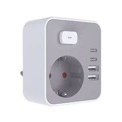 Technik Professional Πρίζα Επέκτασης με Διακόπτη 1 Θέσης 2xUSB-C & 2xUSB-A