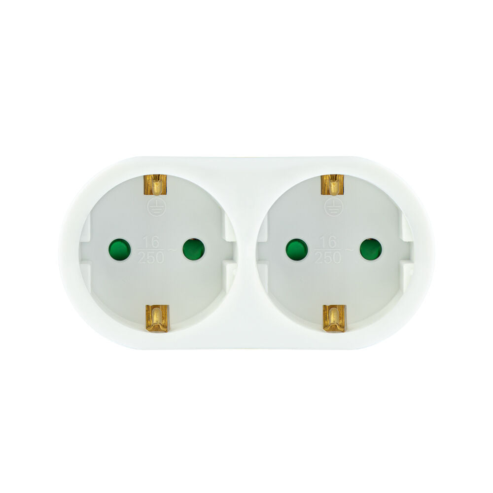 Technik Αντάπτορας Σούκο Πρίζας με 2 Θέσεις T-shape Horizontal 16A