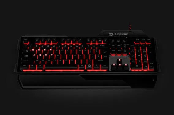 Ravcore Hybrid Μεμβράνης-Μηχανικό Πληκτρολόγιο Ενσύρματο με USB