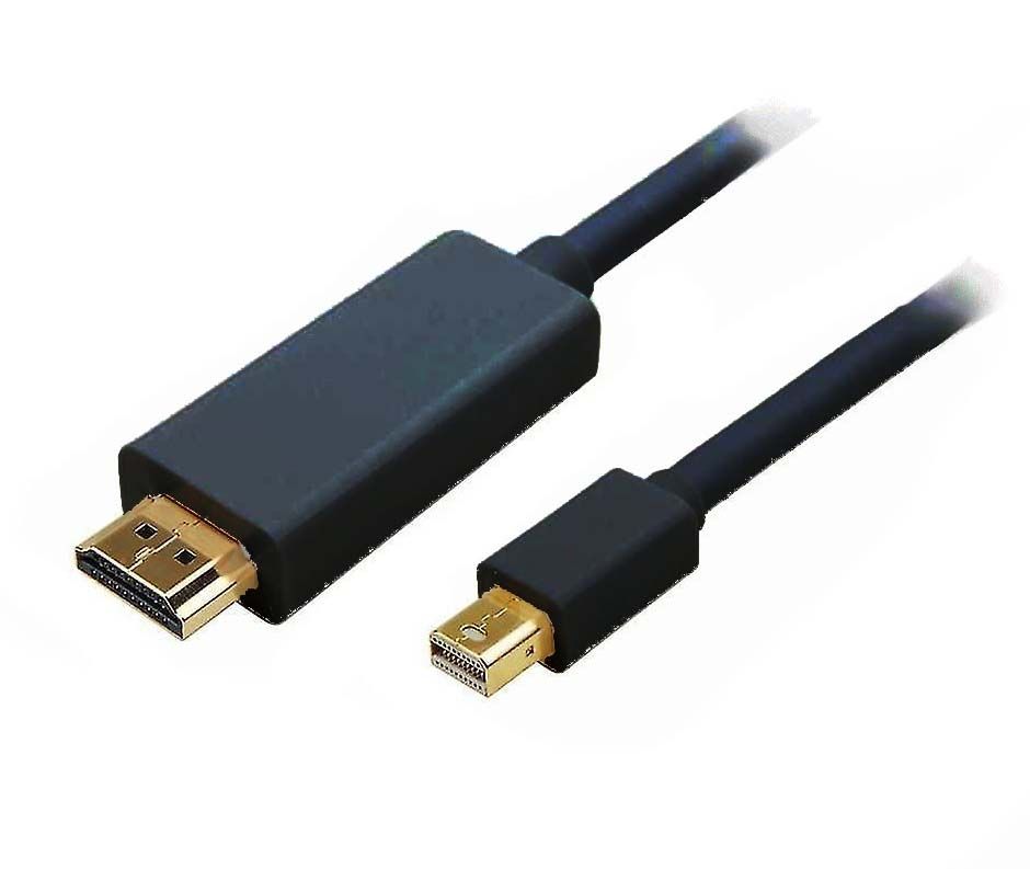 Καλώδιο Mini DP / HDMI Αρσενικό 4K/2Κ 1.8m