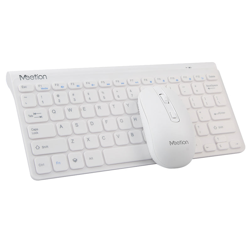 Meetion Σετ Γραφείου MT-Mini4000 Ασύρματο / White