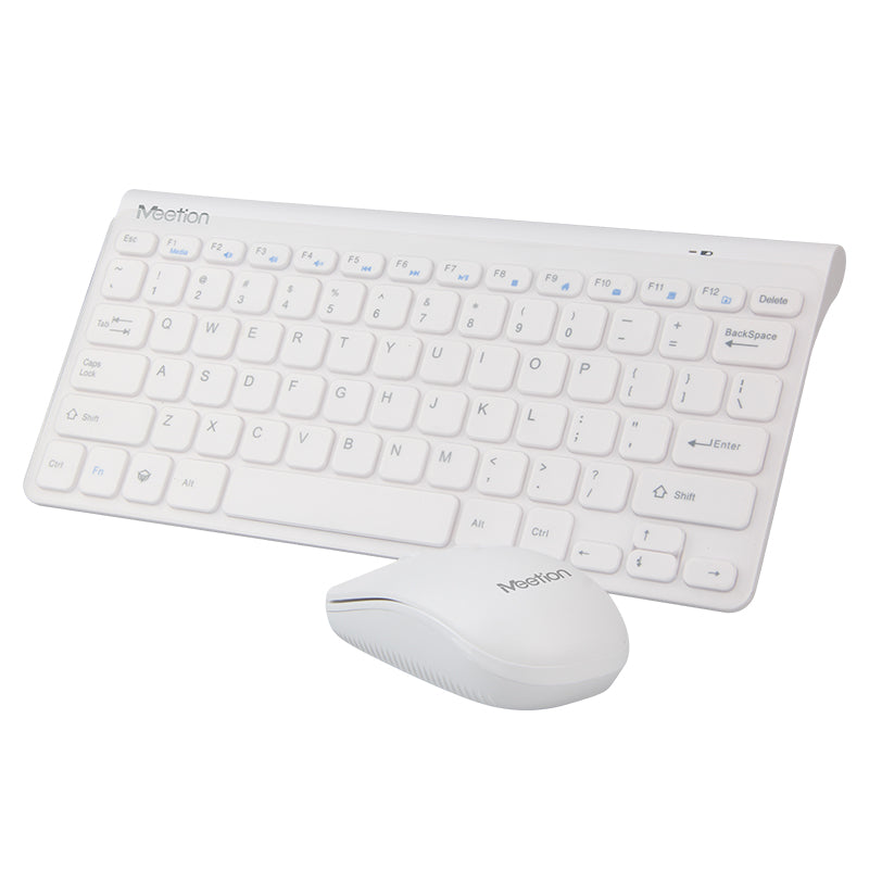 Meetion Σετ Γραφείου MT-Mini4000 Ασύρματο / White