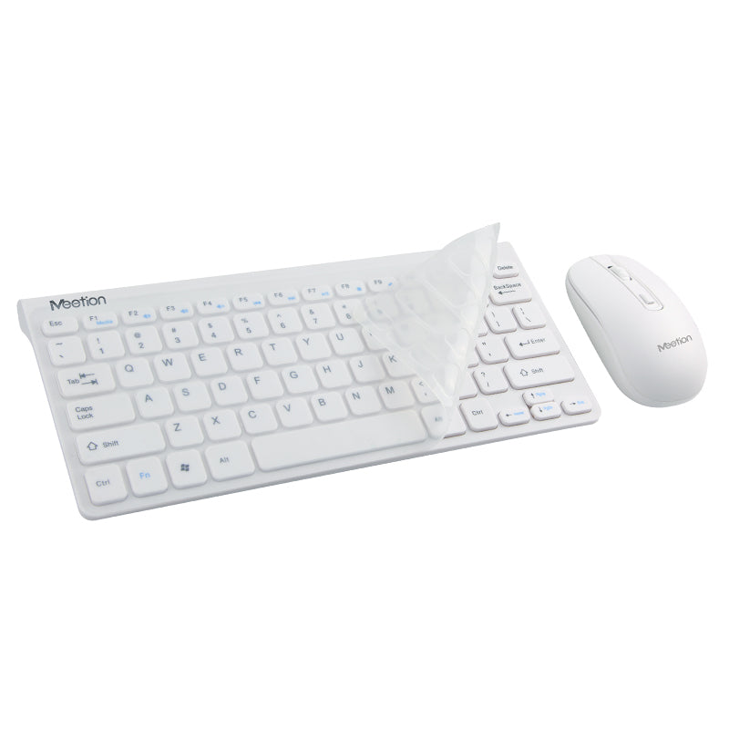 Meetion Σετ Γραφείου MT-Mini4000 Ασύρματο / White