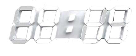 EDUP EH-LED1301 3D LED Wall Clock 15" Alarm Clock with Remote Control