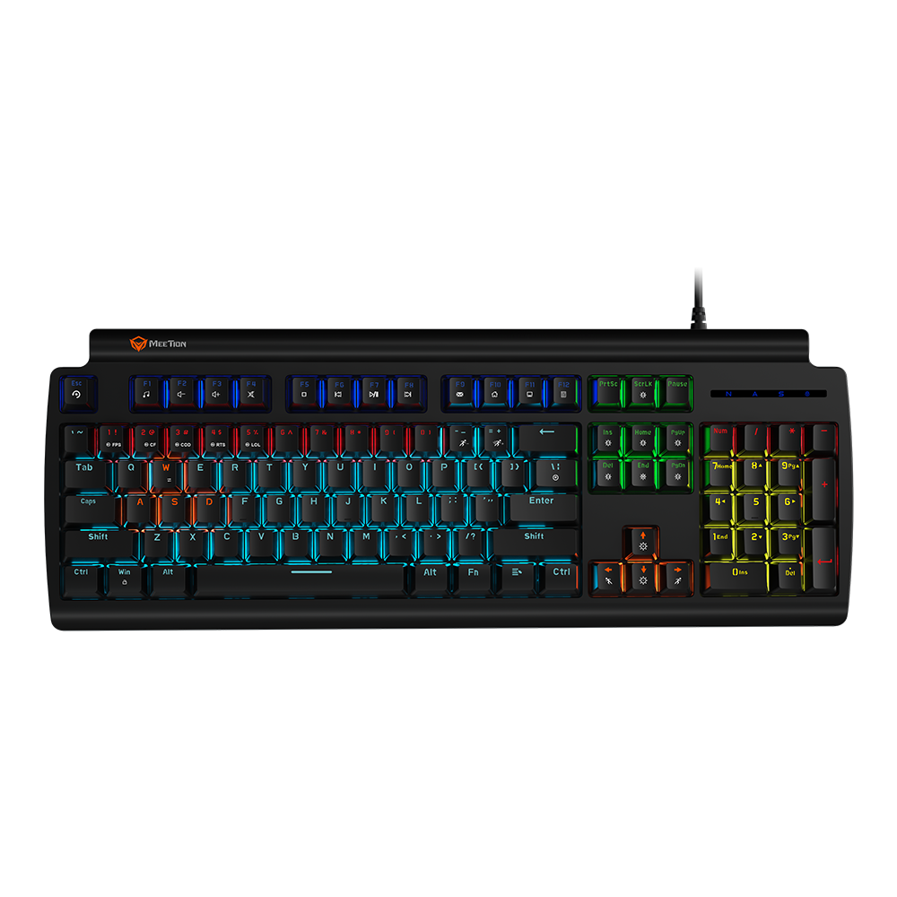 Meetion MT-MK600RD Μηχανικό Gaming Πληκτρολόγιο / Κόκκινοι Διακόπτες / Μαύρο