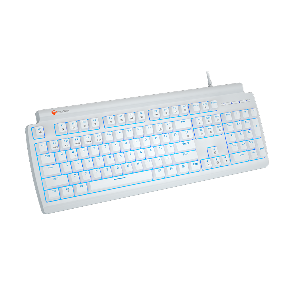 Meetion MT-MK600MX Μηχανικό Gaming Πληκτρολόγιο / Μπλέ Διακόπτες / Λευκό