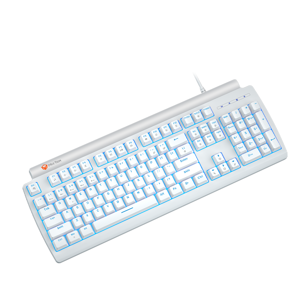 Meetion MT-MK600MX Μηχανικό Gaming Πληκτρολόγιο / Μπλέ Διακόπτες / Λευκό