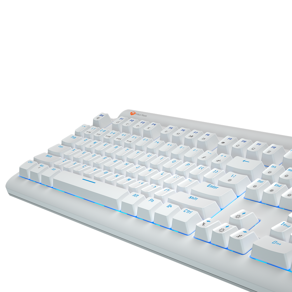 Meetion MT-MK600MX Μηχανικό Gaming Πληκτρολόγιο / Μπλέ Διακόπτες / Λευκό