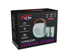 ATC-10 Ασύρματο Ηχείο Karaoke Speaker Μπλε