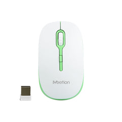 Meetion MT-R547 2.4G Wireless Mouse / White &amp; Green