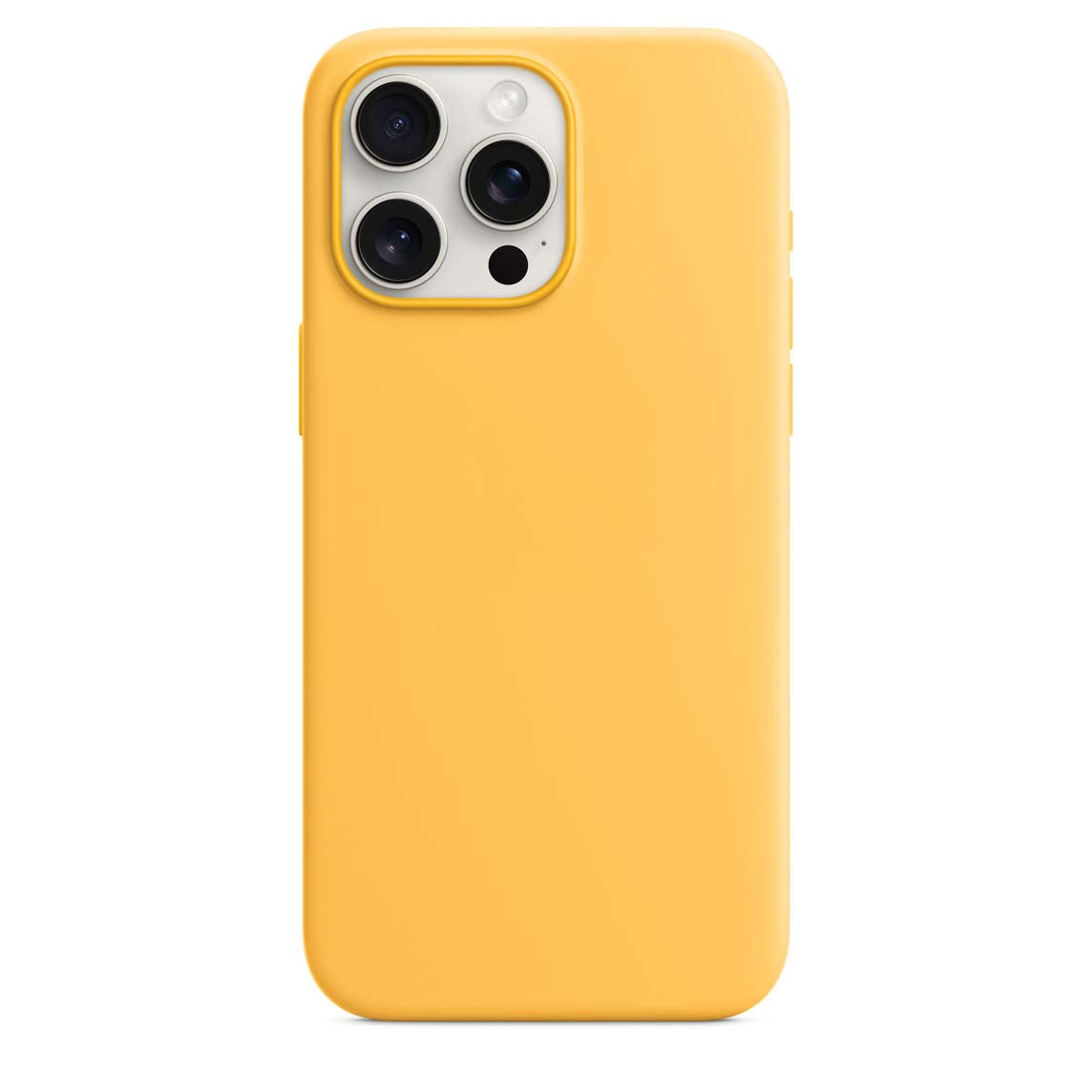 Θήκη XO-K10B iPhone 15 Pro Max 6.7" liquid Σιλικόνης Κίτρινο