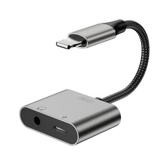 XO NB-R258B Αντάπτορας Lightning σε Lightning & 3.5mm