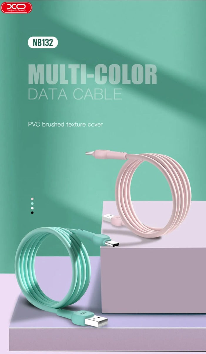 XO NB132 Micro Charging Cable Pink