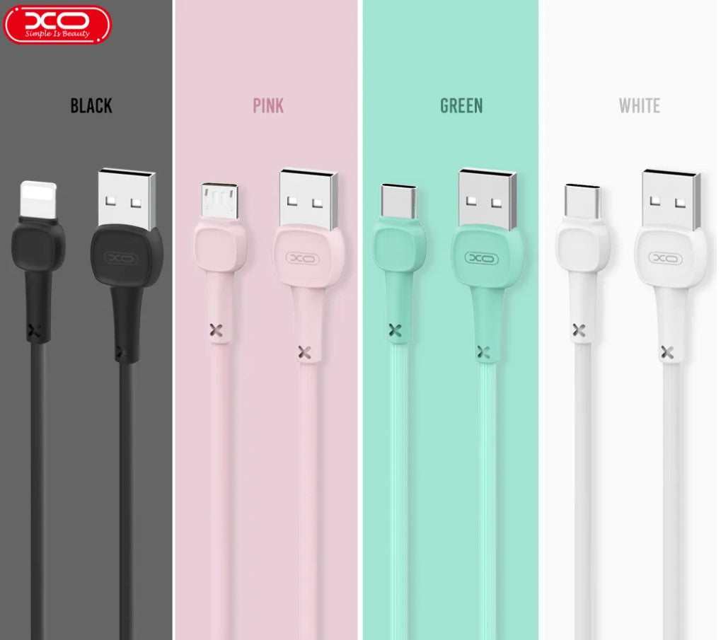XO NB132 Micro Charging Cable Pink