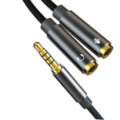XO NBR197 2 in 1 3.5mm Audio + Microphone Adapter