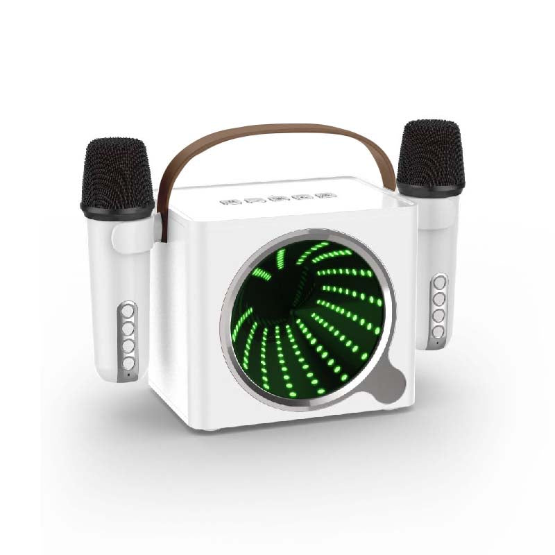 ATC-14 Ασύρματο Ηχείο Καραόκε με 2 Μικρόφωνα RGB