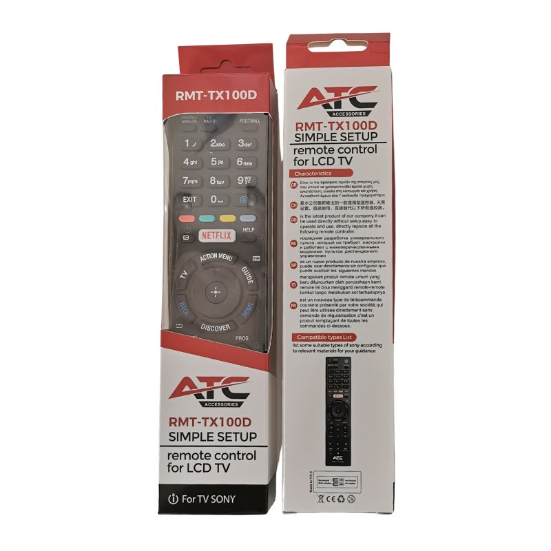 ATC Τηλεχειριστήριο για Sony LCD TVs RMT-TX100D